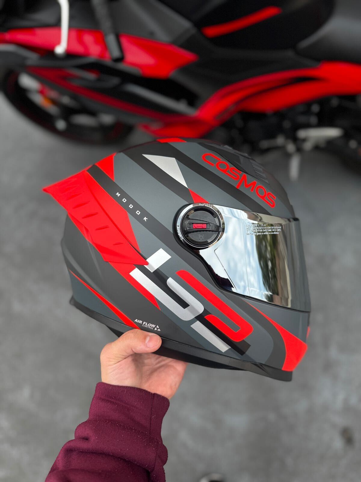 LS2 Cosmos Modok Gris Rojo- Ecer22.06 (+Mica Espejo)