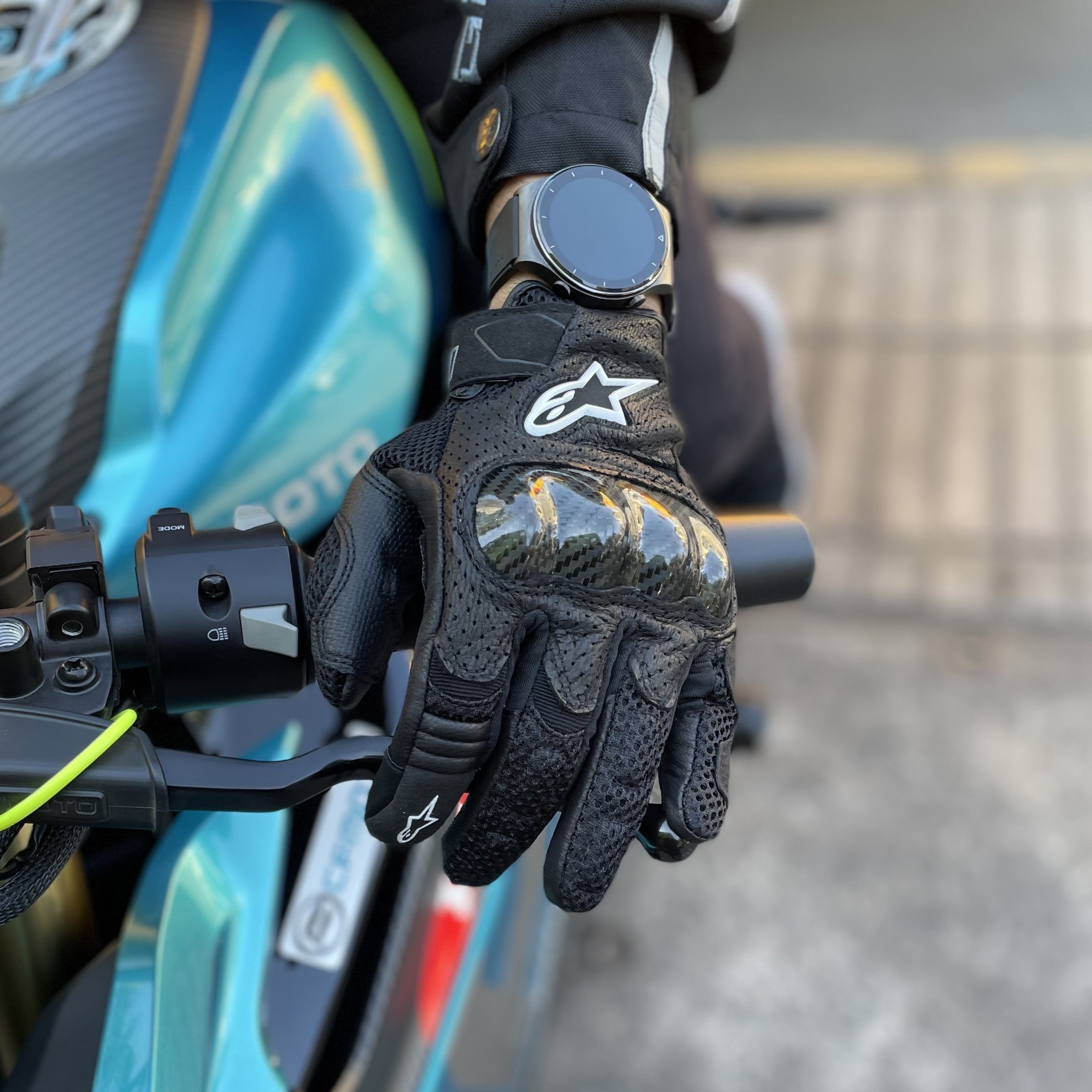 AlpineStars (black) - Guantes de Motociclista