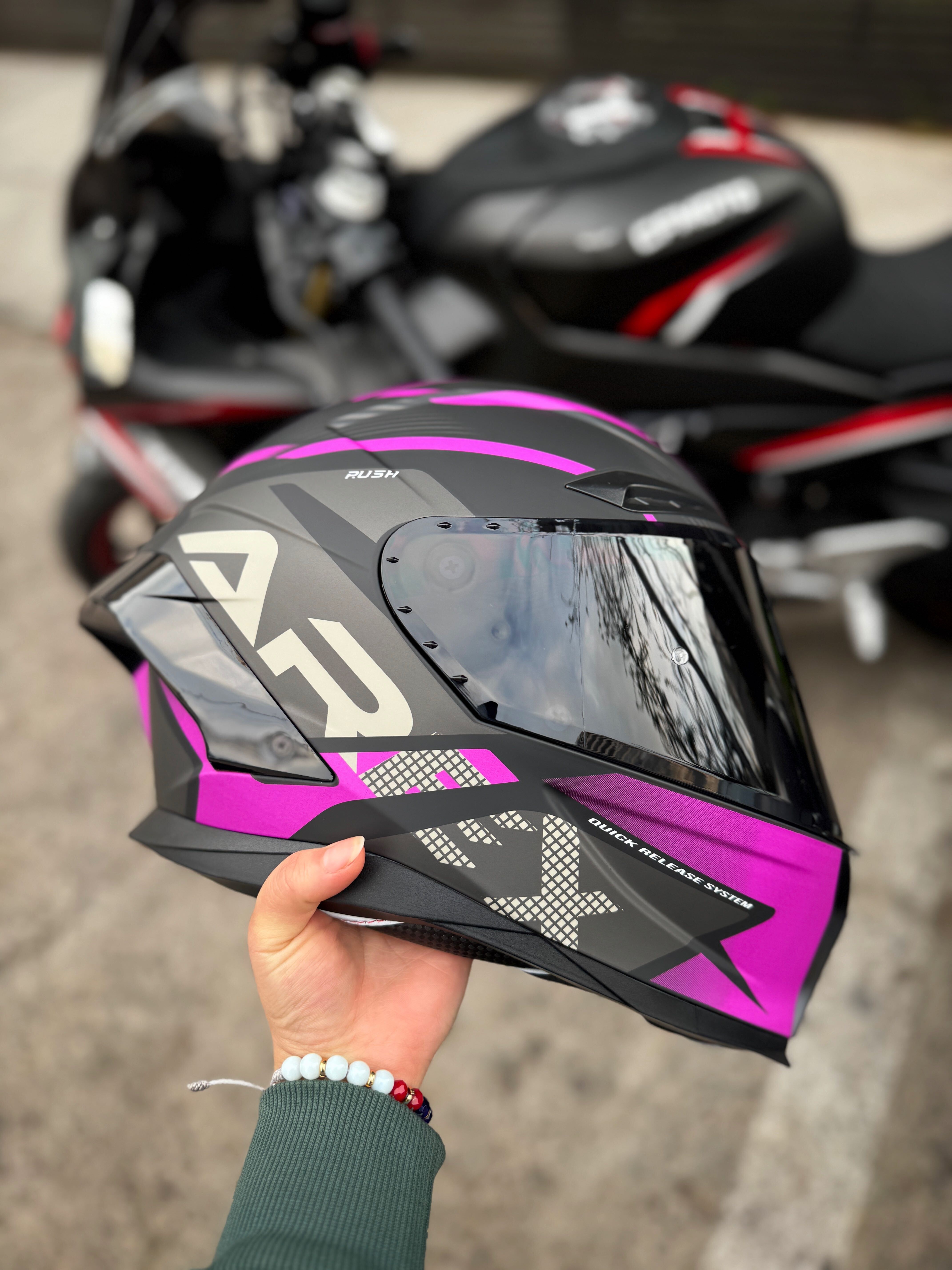 Arex Rush Mate Fucsia - DOT (+Mica Negra)