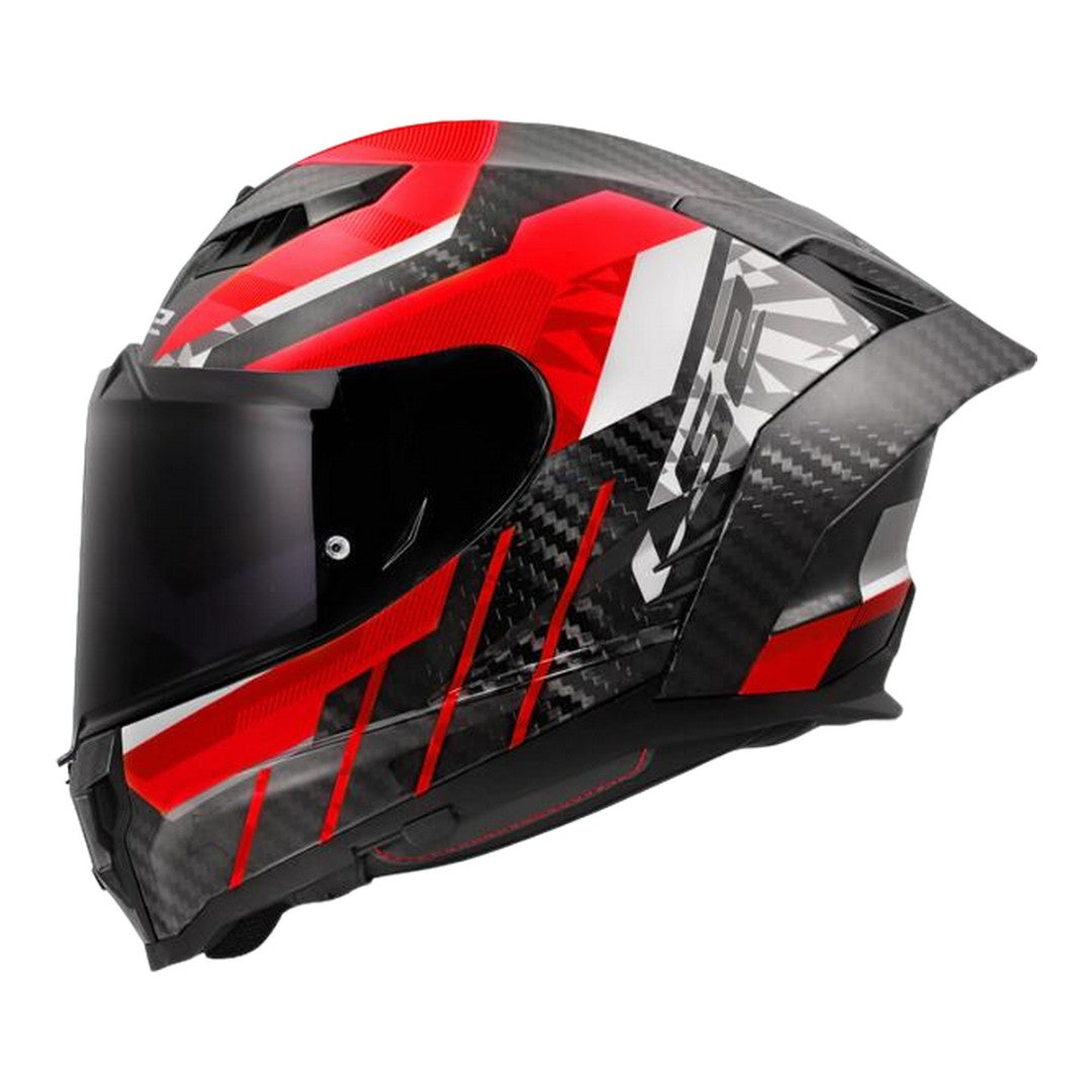 LS2 DRAGON RED - Fibra de Carbono 6K - Ecer22.06