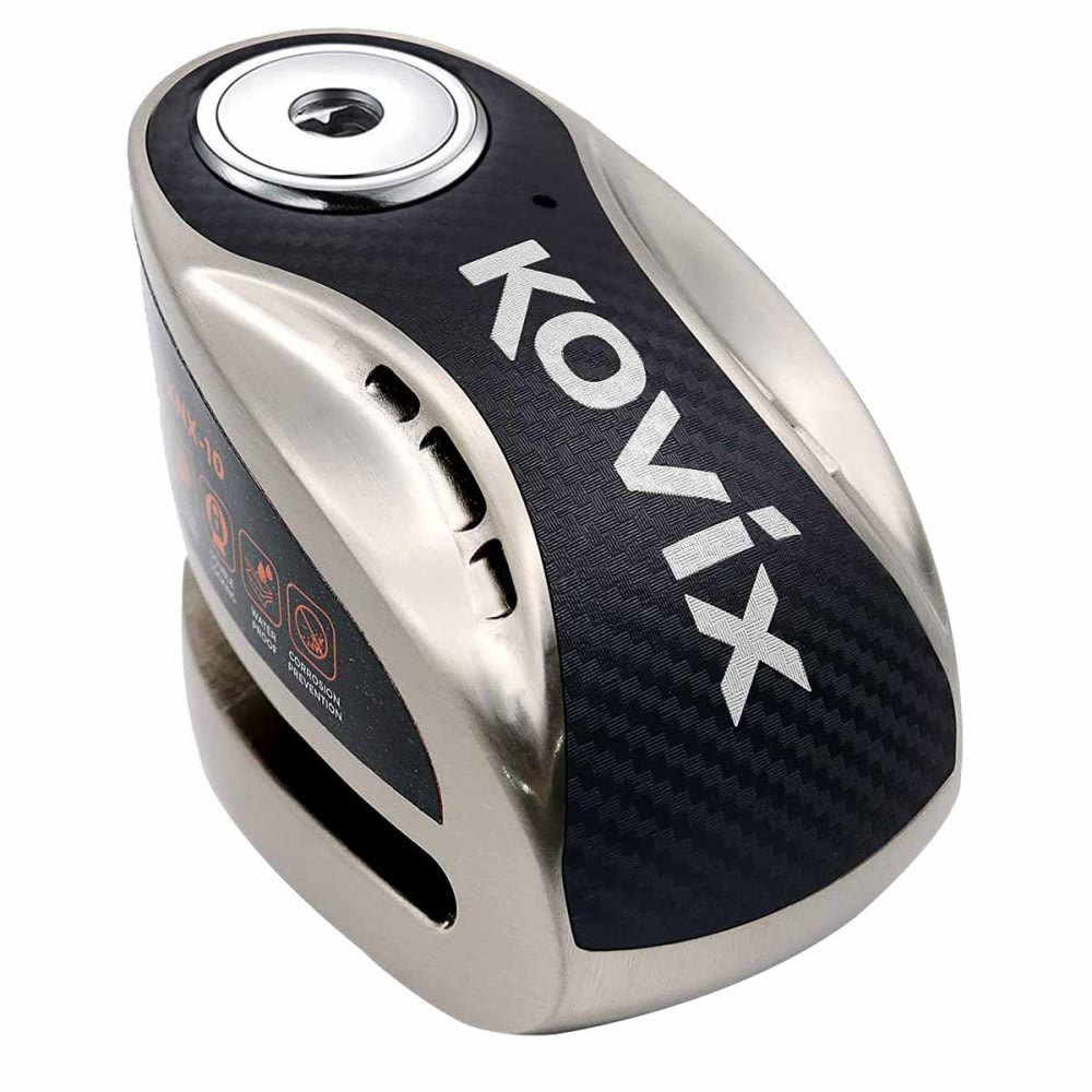 Candado Disco Plata kovix KNX10 - Alarma 120DB (10MM)
