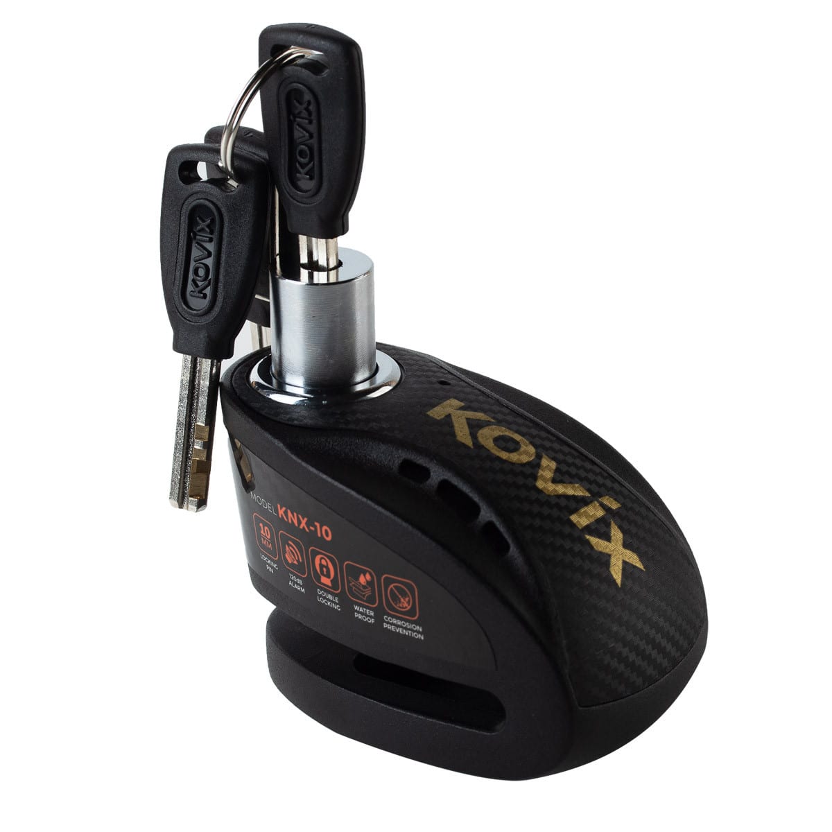 Candado Disco Black Kovix KNX10- Alarma 120DB (10MM)