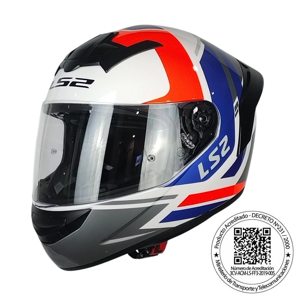 LS2 FF352 - Down Evo Azul Naranja
