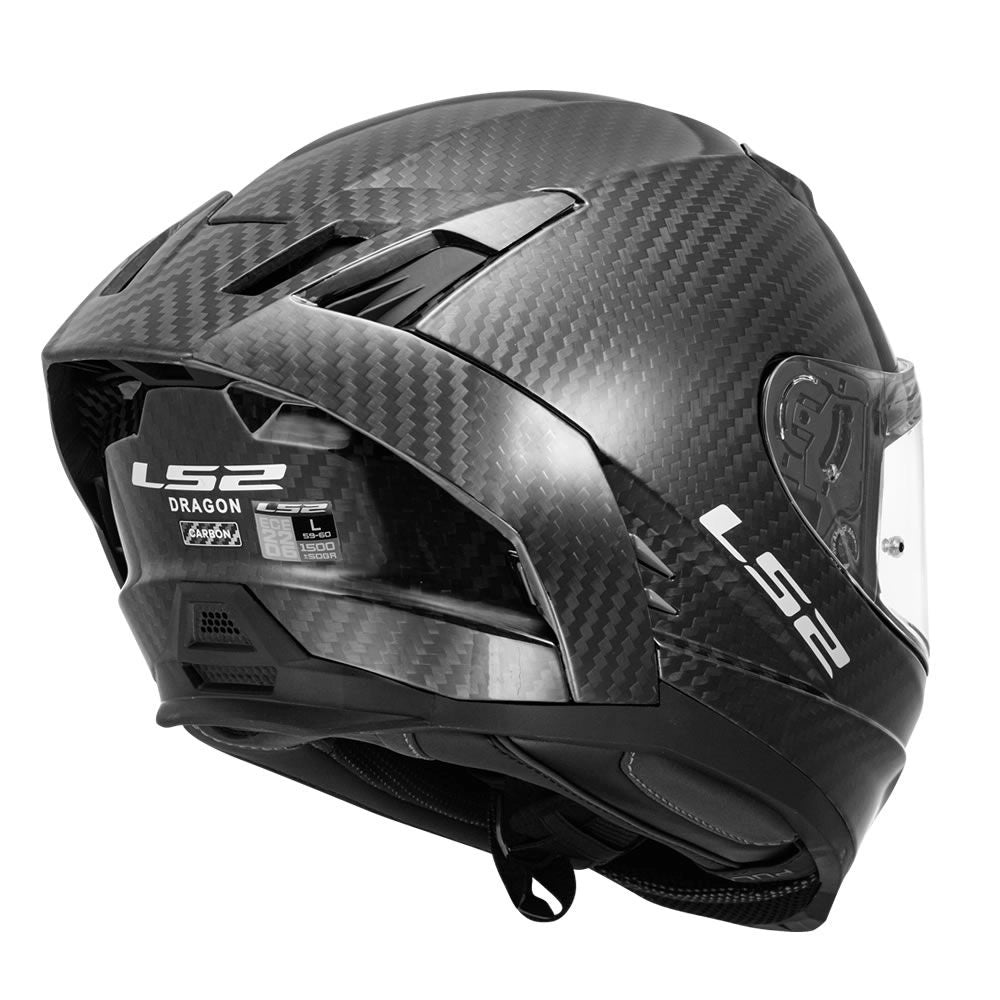 LS2 DRAGON CARBON - Fibra de Carbono 6K - Ecer22.06