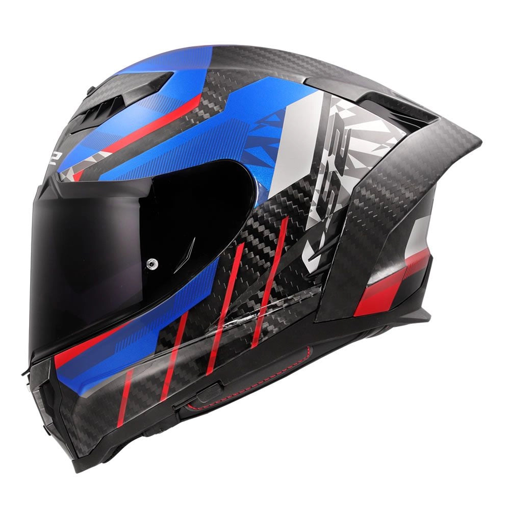 LS2 DRAGON BLUE - Fibra de Carbono 6K - Ecer22.06