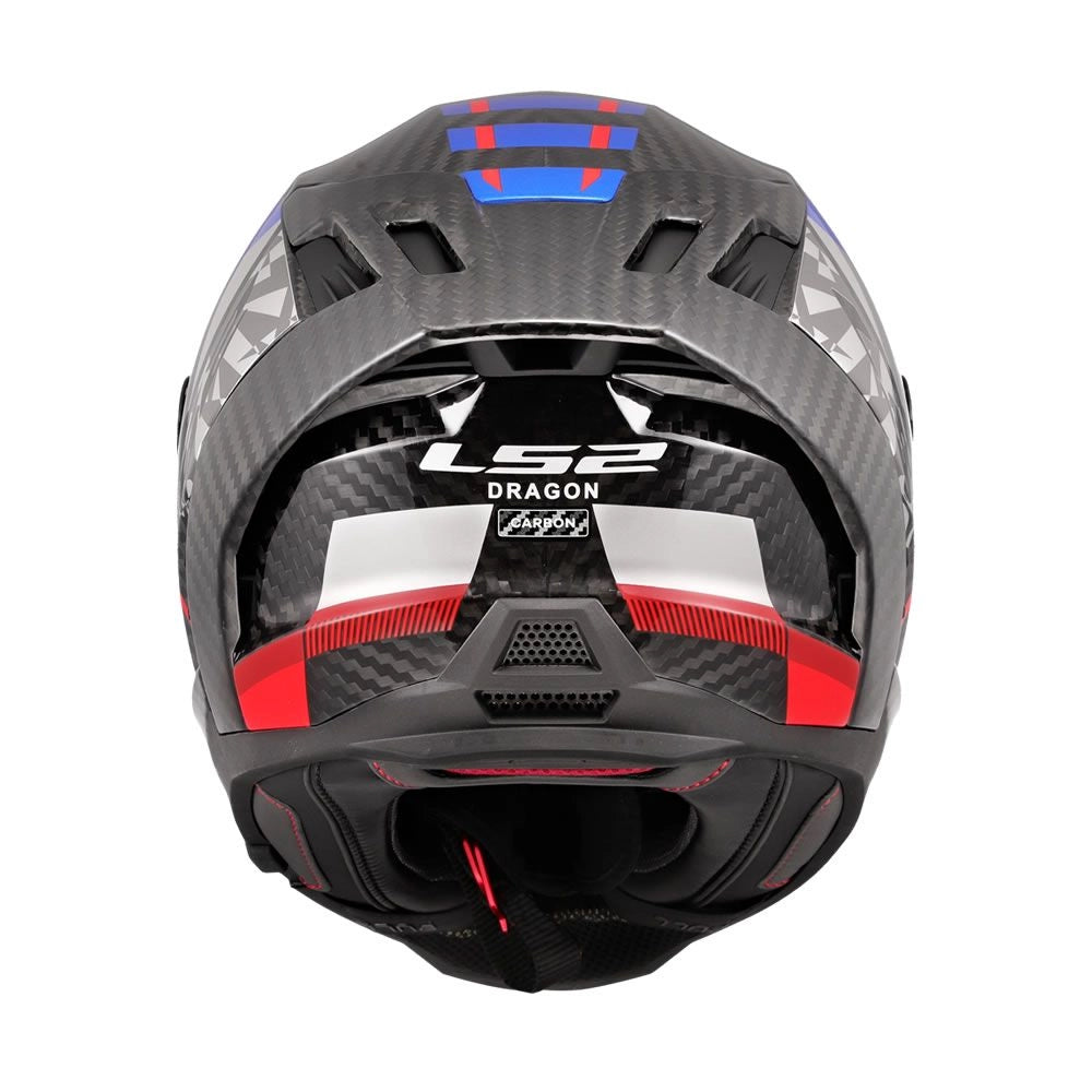 LS2 DRAGON BLUE - Fibra de Carbono 6K - Ecer22.06