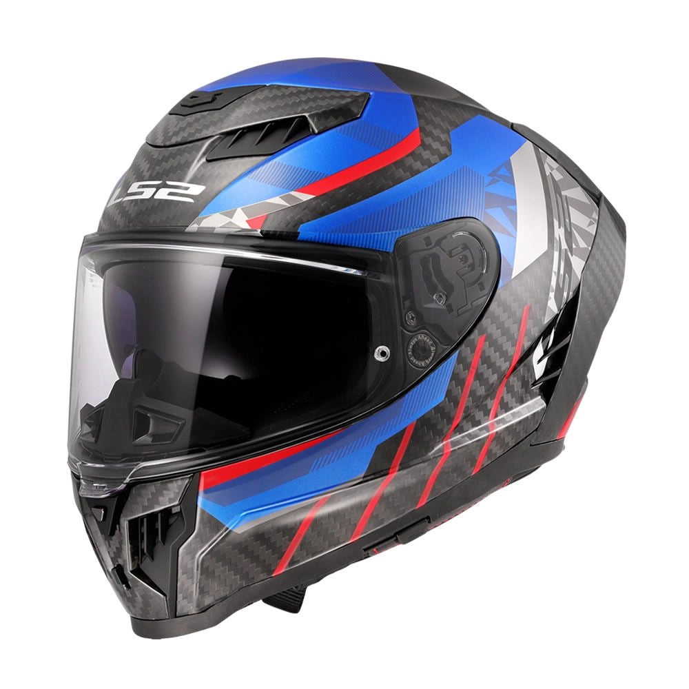 LS2 DRAGON BLUE - Fibra de Carbono 6K - Ecer22.06